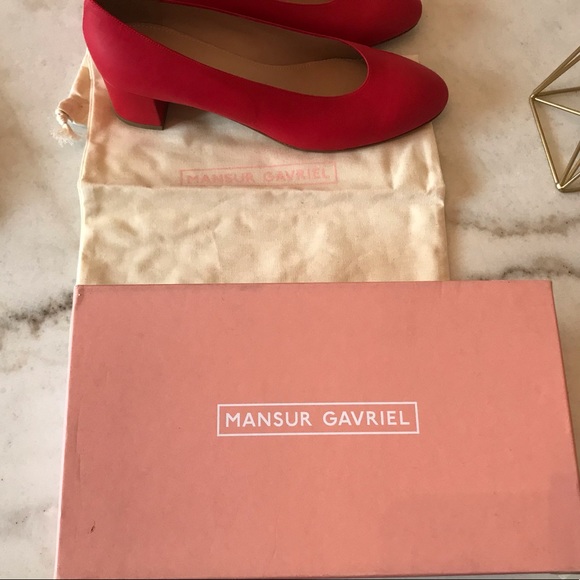SOLD 🔥Mansur Gavriel Calf Ballerina Pump - Picture 5 of 12
